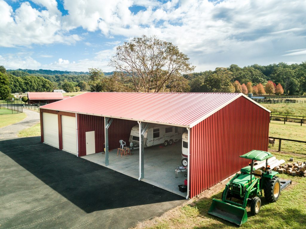 Sheds Sunshine Coast - agricultural shed built by Superior Garages and Industrials